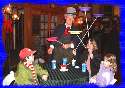 strolling magic entertainment mark dolson holiday magician